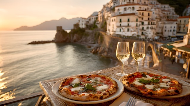 Dinner with coastal views